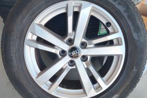 cerchi originali Audi Q3 + 2 treni gomme inver/est