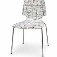 Set di 4 sedie moderne Ikea - Design geometrico