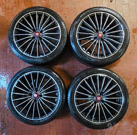 Cerchi in lega OZ 35 17” + 2 Michelin Fiat 4 fori