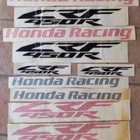 kit adesivi prespaziati Honda Racing CRF450R