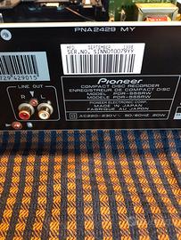 Lettore recorder cd  pioneer PDR-555 RW