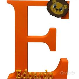 Lettera Nome 3D Personalizzata per Cameretta