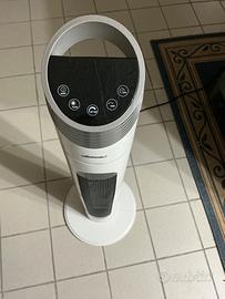 Stufa elettrica a torre termoventilatore