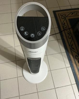 Stufa elettrica a torre termoventilatore