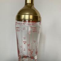 Shaker in vetro con ricette stampate