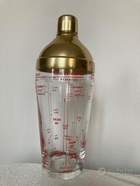Shaker in vetro con ricette stampate