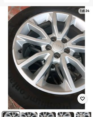 cerchio originale jeep Compass da 17'.