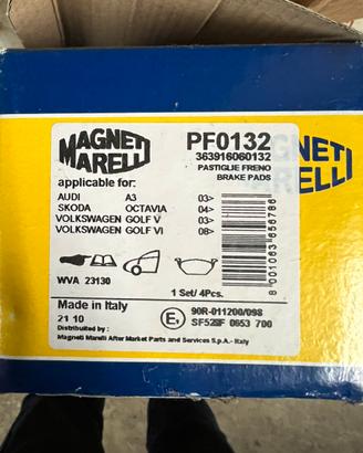 Pastiglie Freno Magneti Marelli PF0132 – Audi A3