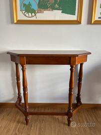 Mobile consolle in noce massello