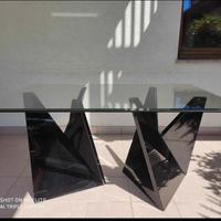 Tavolo design vetro 145x90