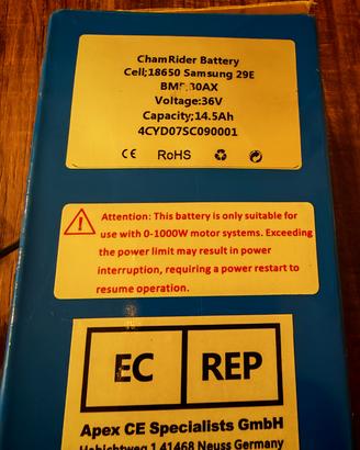 batteria/celle  bici elettriche nuova