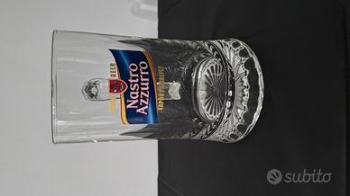 Set 6 Boccali Nastro Azzurro Vintage Nuovi Fidenza
