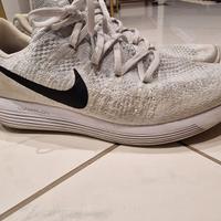 Nike Lunarepic Flyknit 2 bianche/grigie tg. 45