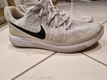 Nike Lunarepic Flyknit 2 bianche/grigie tg. 45