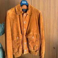 GIUBBOTTO UOMO VINTAGE IN PELLE SCAMOSCIATA