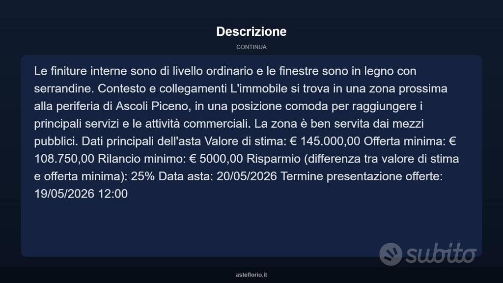 Appartamento – Ascoli Piceno, Borgo Chiaro - Vista 5