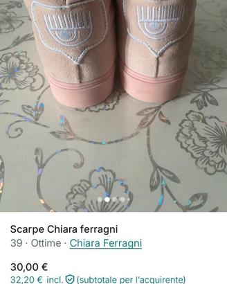 Scarpe chiara Ferragni