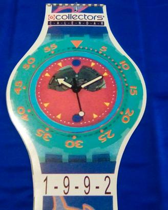 Calendario Collector’s 1992 Swatch, Coca Cola, ecc
