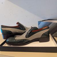 Stringate Fratelli Rossetti Grigio-Verdi