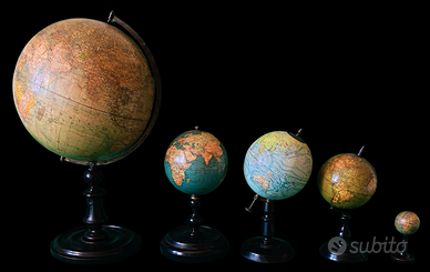 collezione mappamondi antichi