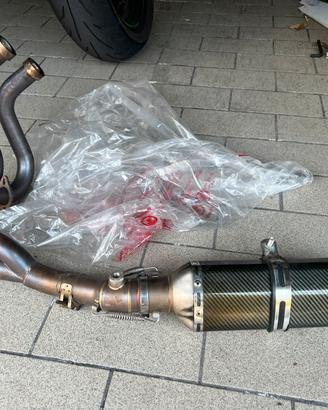 Scarico completo per kawasaki versys 650