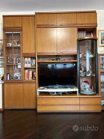 MOBILE SOGGIORNO LEGNO CILIEGIO