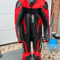 TUTA IN PELLE DA MOTARD