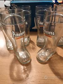 Set bicchieri a stivale  Birra Pedavena 