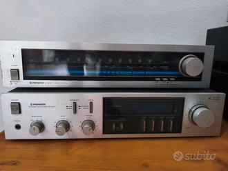 TUNER RADIO STÉRÉO Ancien PIONEER TX-520L Métal Gris Audio i Vintage #C858 EUR 59,90 - FR