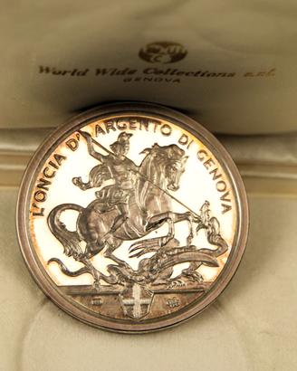 Oncia di Genova in argento