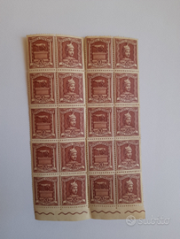 Marche da bollo lire 20 vintage