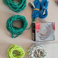 set corde e cinghie a cricchetto