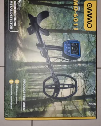 metal detector professional, cuffie, borsa e pala