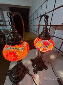 Coppi lampade da tavolo stile turco-marocchino