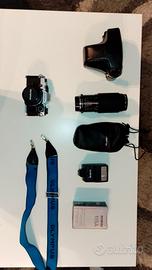 macchina fotografica OLYMPUS OM10+Accessori