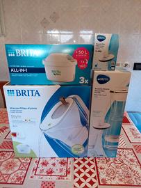 Kit purificazione acqua Brita e accessori