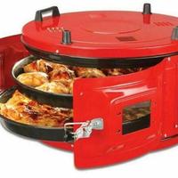 Forno elettrico XXL rotondo con termostato