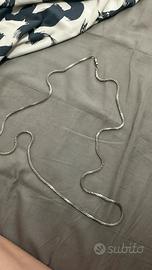 Collana Vintage in Acciaio Inossidabile Argento