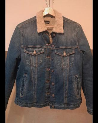 Giacca jeans Gas con pelliccia internamente