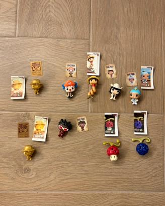 Lotto personaggi OnePiece Kinder Joy