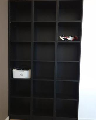 Libreria IKEA BILLY nera 120x39x202 - NUOVA