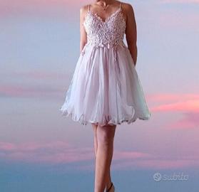 Abito da cerimonia rosa