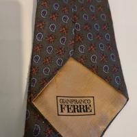 Cravatta G.FERRE' vintage 1970 seta