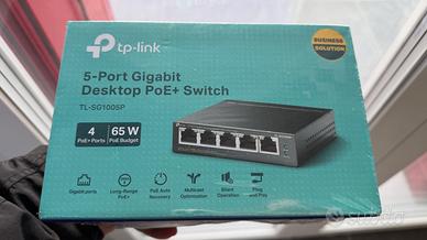 Switch TP-Link TL-SG1005P 5 Porte Gigabit PoE+ 65W
