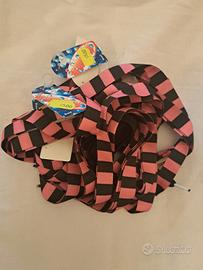 lacci scarpe nero/rosa