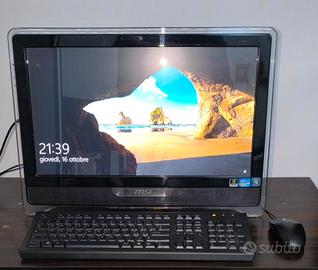 PC All in One multimediale 21,5" touch