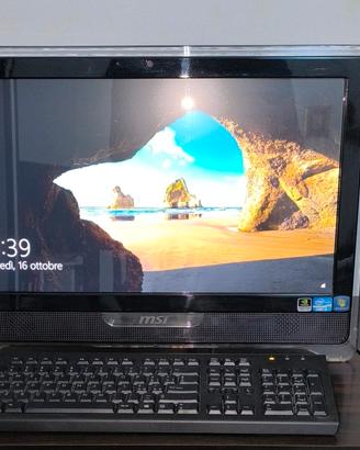 PC All in One multimediale 21,5" touch
