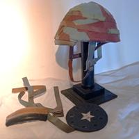 Elmetto Paracadutista RIPRODUZIONE componenti