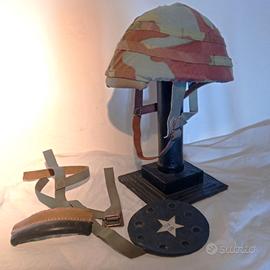 Elmetto Paracadutista RIPRODUZIONE componenti