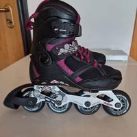 Pattini in linea rollerblade ABEC 5 oxelo Tg 34/37